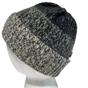 Vintage 90s Tommy Jeans Skull Beanie Hat Gray Lambswool Da Ali G Unisex Gorpcore